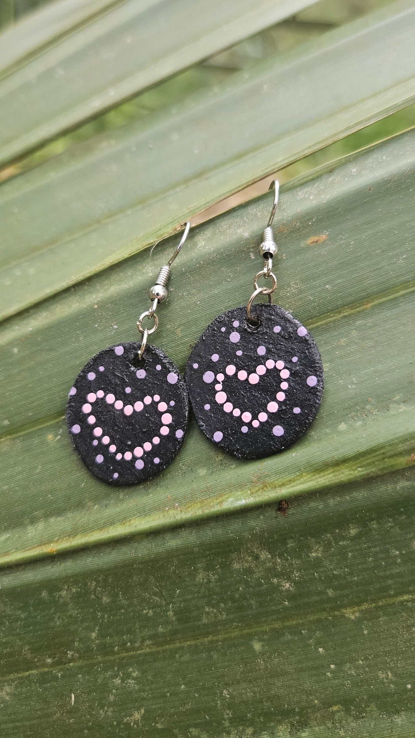 Girly Cardboard Hook Earrings