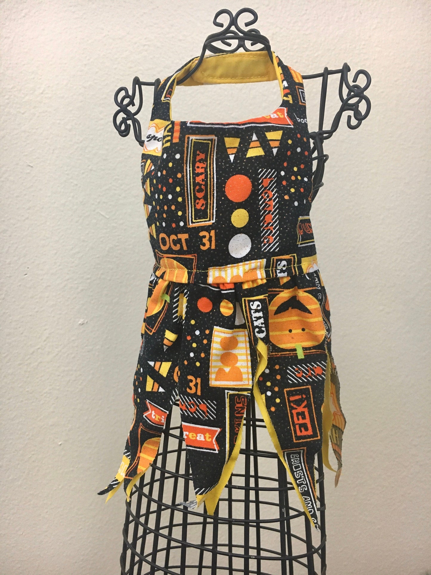 fun black halloween cat dress for cat