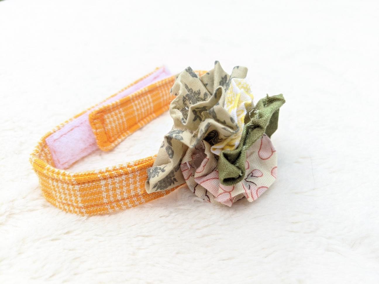 Yellow Flower Collar for Cat