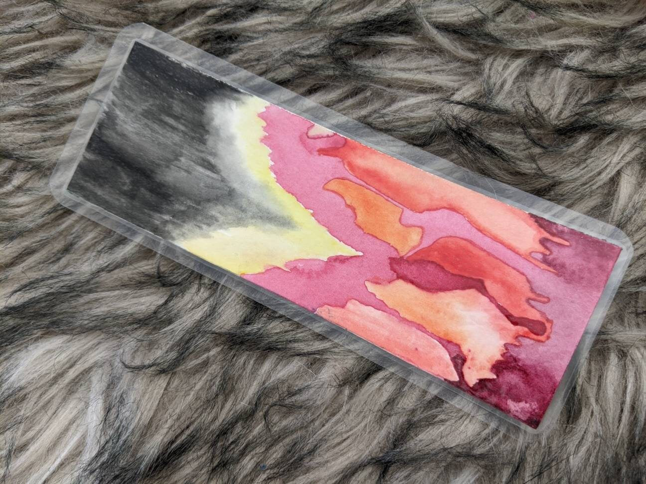 Modern Abstract Watercolor Bookmarks