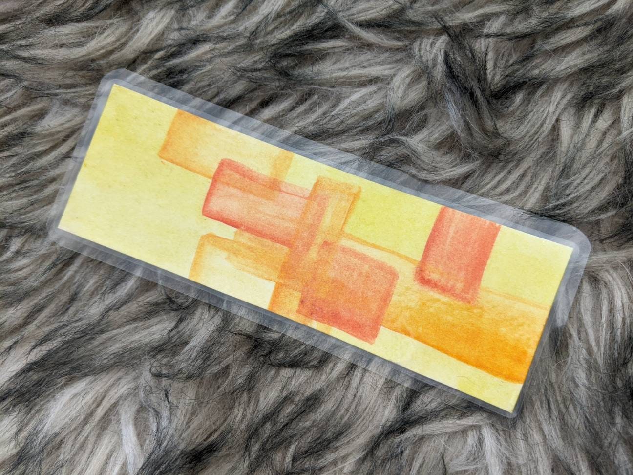 Modern Abstract Watercolor Bookmarks