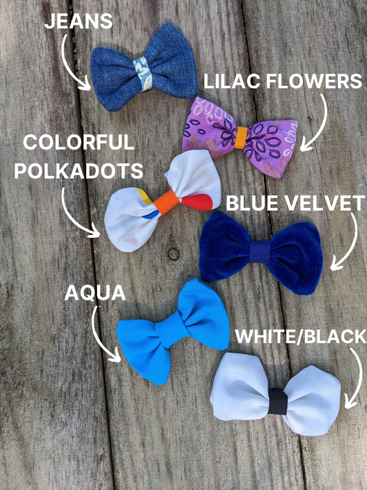 Small Slip On Bow Tie Collar Accessory for Cat