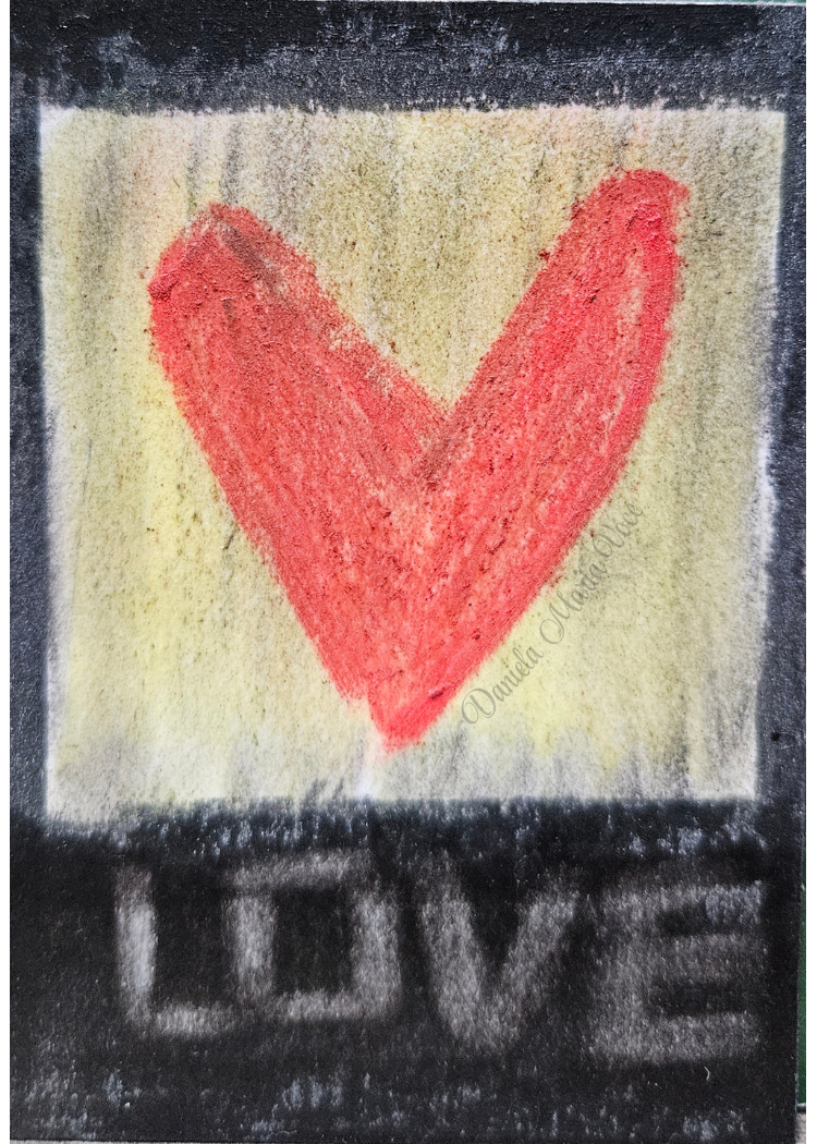 Hope, Love, and Faith ACEO Original Pastels Artwork