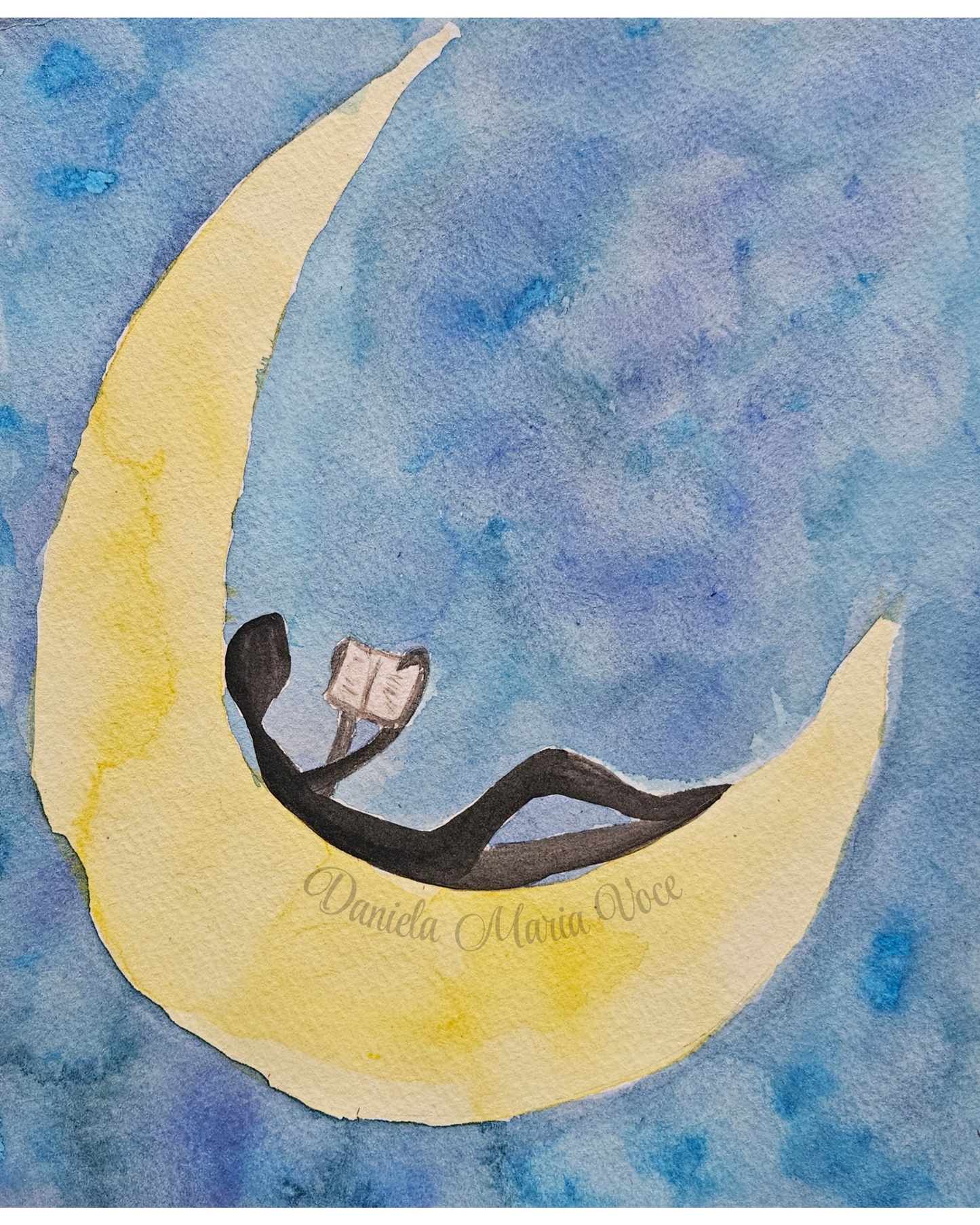 Soothing Watercolor Silhouette Painting