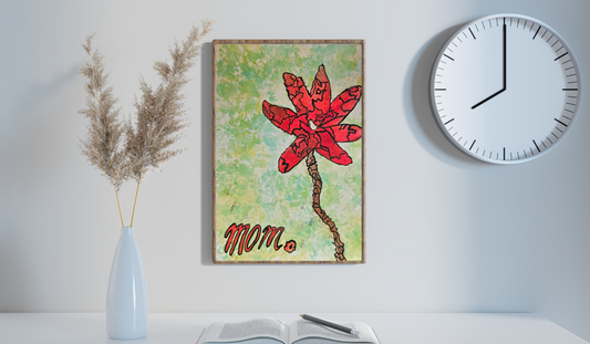 Flower Watercolor Painting 4 x 6