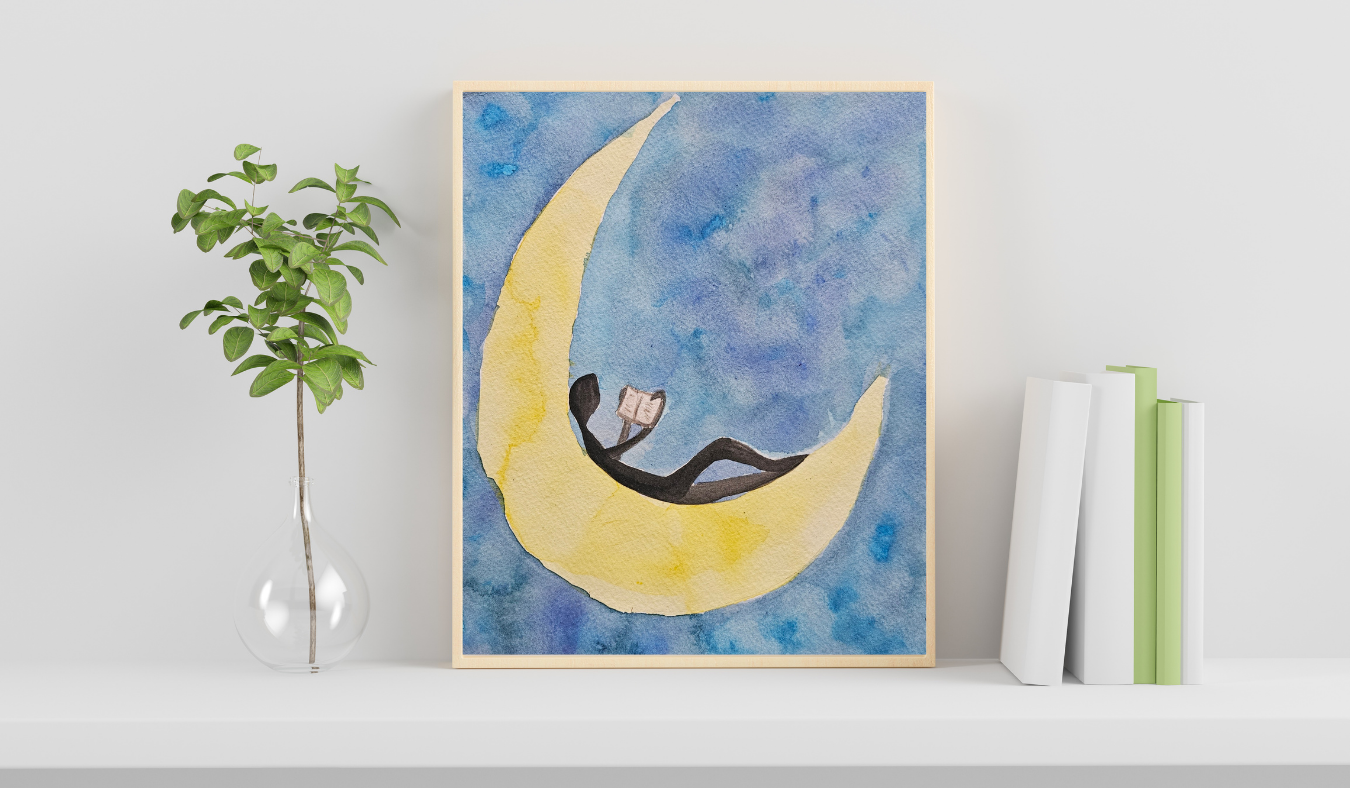 Soothing Watercolor Silhouette Painting
