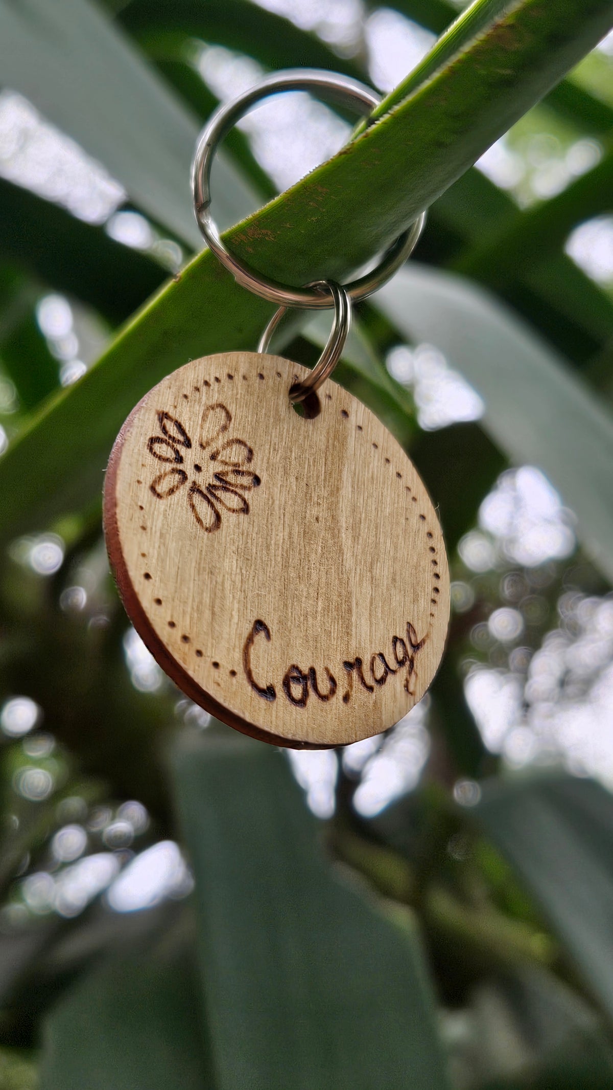 Posotive Keychains Woodburned Positive Keychains – Magical Wiggles