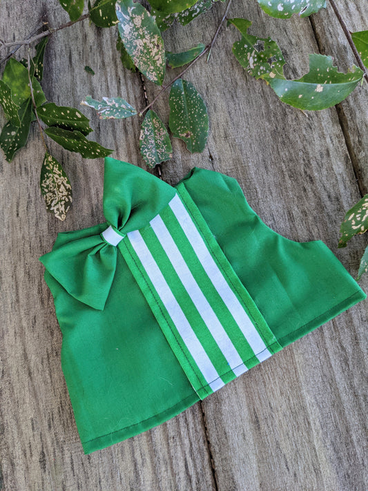 Green Christmas Cat Jacket for Cat