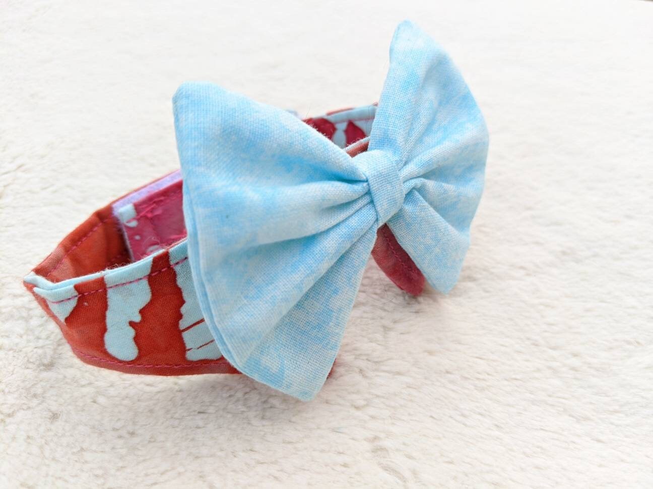 Colorful Cat Adjustable Bow Tie Collar
