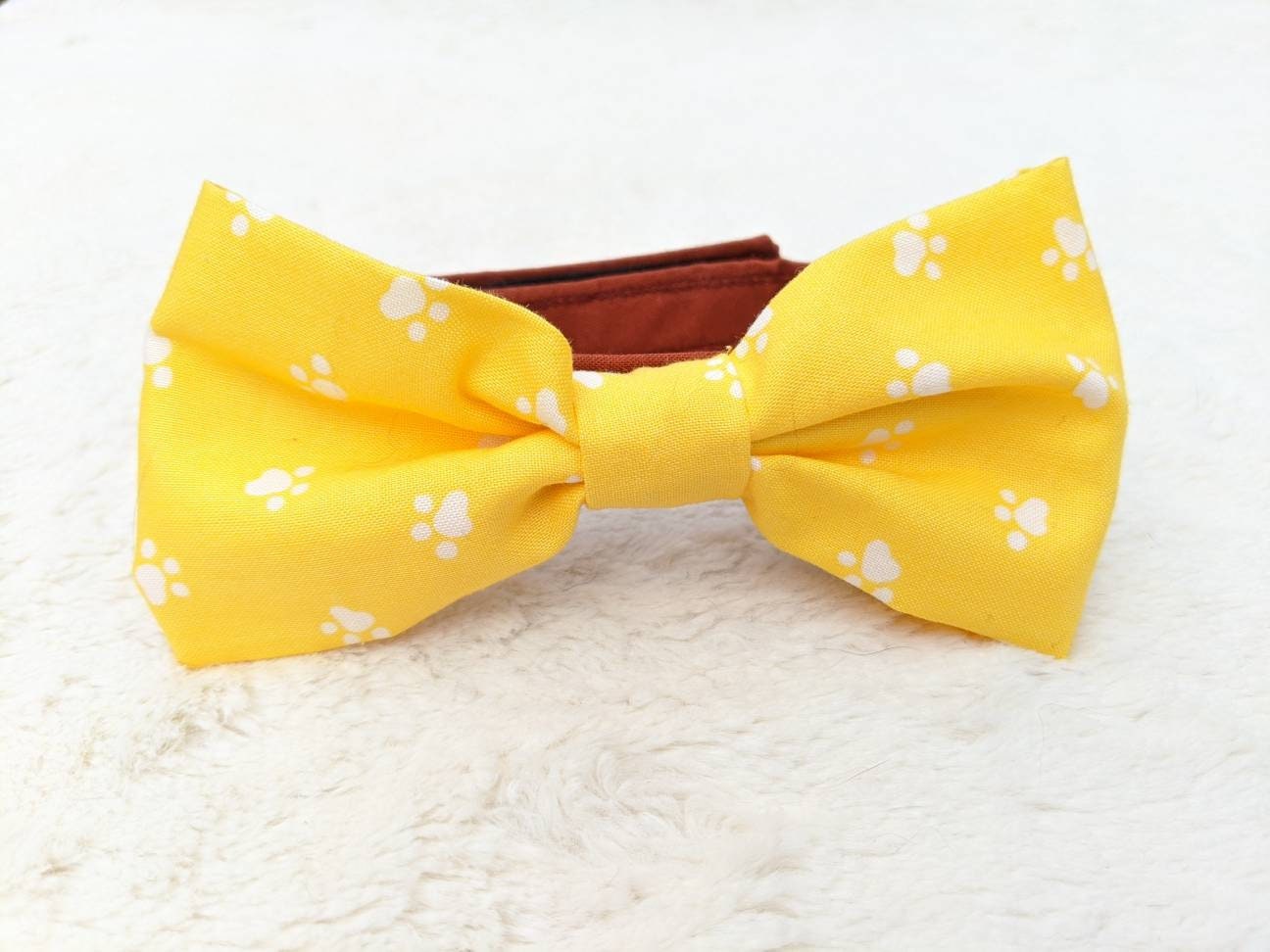 Oversized Yellow Bowtie for cat