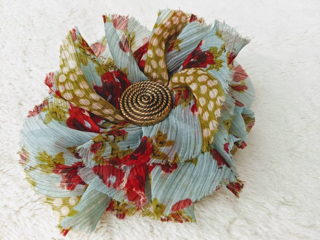 Blue Flower for Dog Collar Accessory