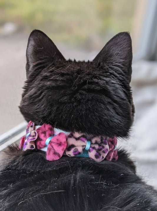 Small Bows Adjustable Cat Bowtie Collar