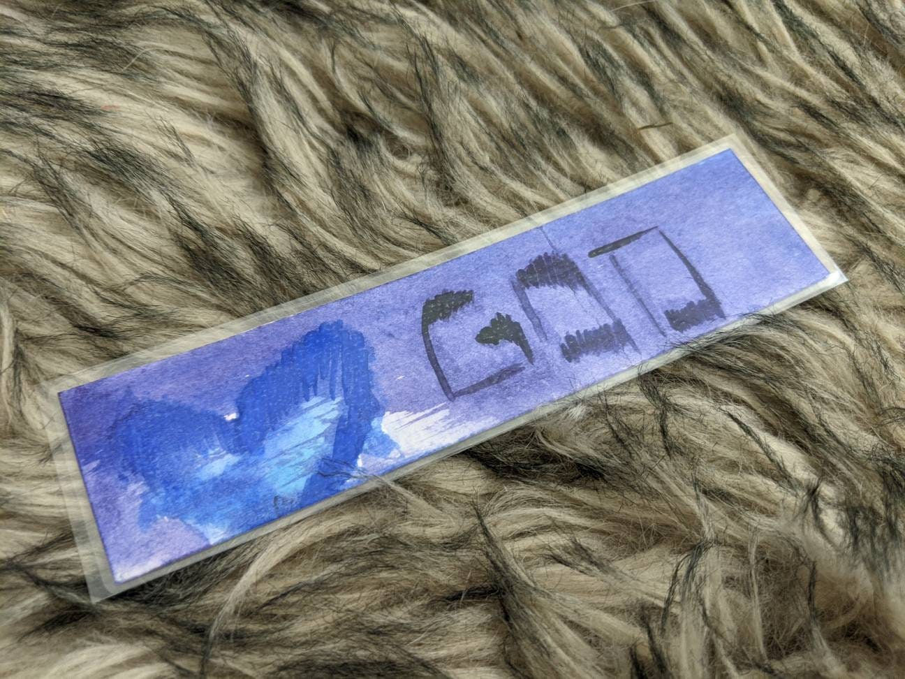 Religious Christian Watercolor Bookmark