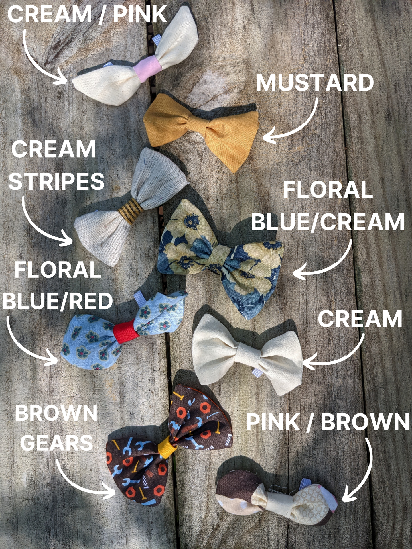 Small Slip On Bow Tie Collar Accessory for Cat